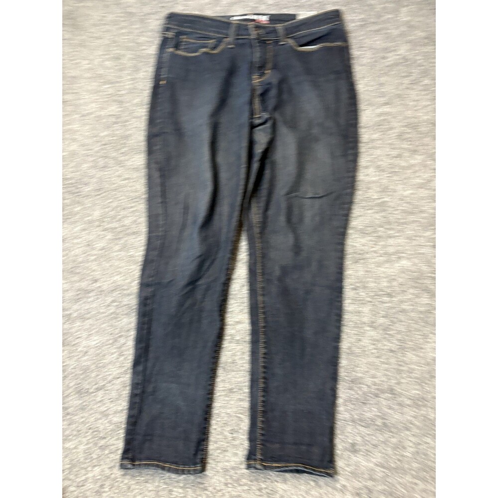 DENIZEN From Levi's Modern Skinny Jeans Womens 10 S 33x28 Blue Stretch Denim